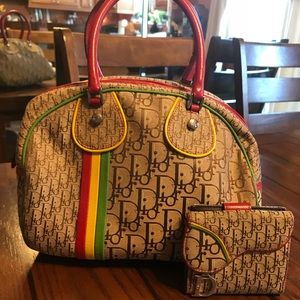 Christian Dior Rasta Bowling Bag